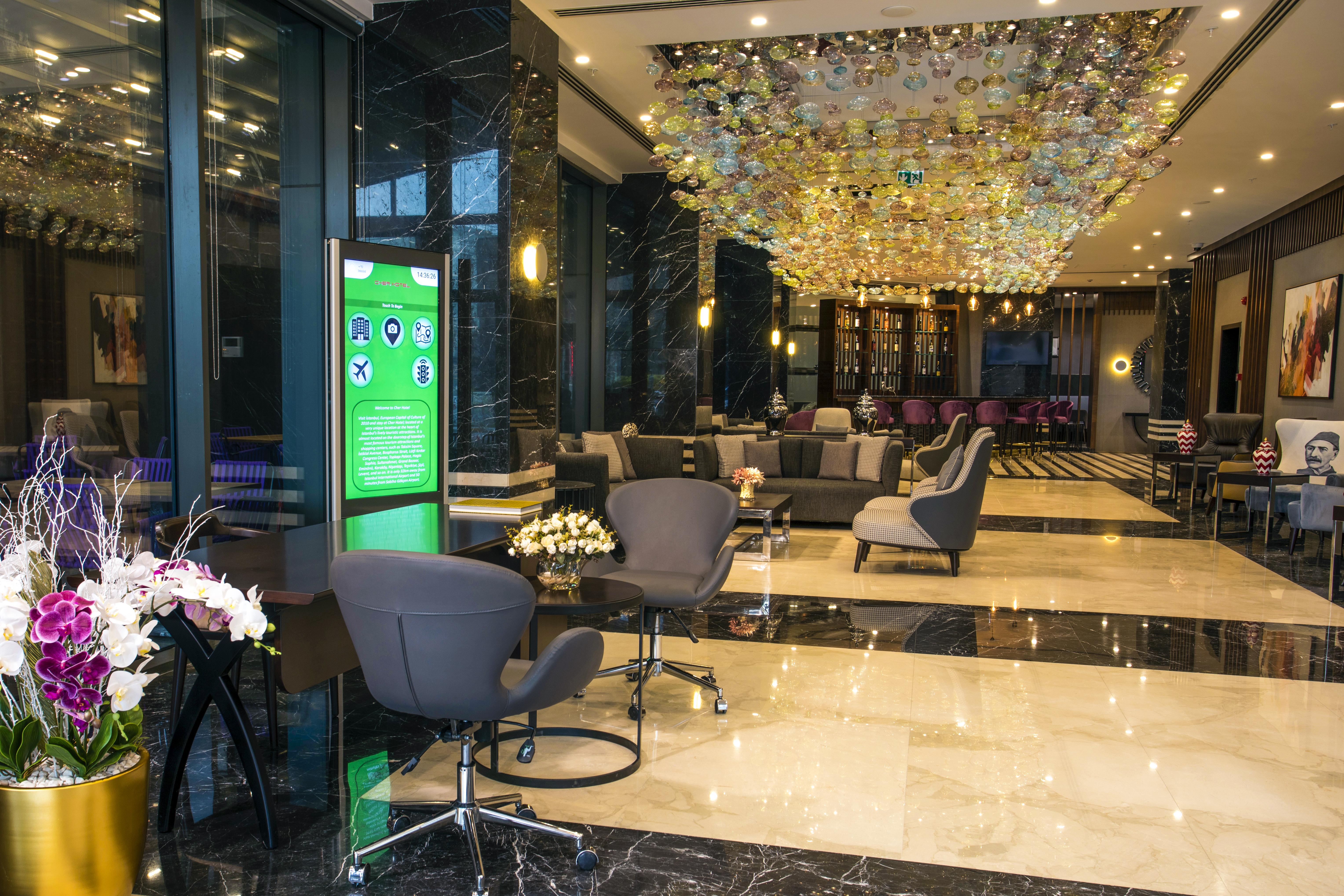 Cher Hotel & Spa Taksim Istanbul Exterior photo Lobby